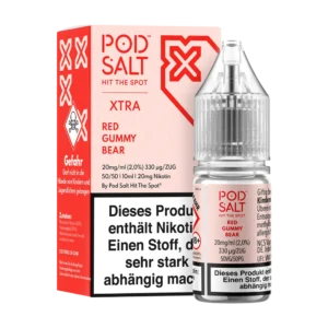 Pod Salt Xtra 20mg Red Gummy Bear