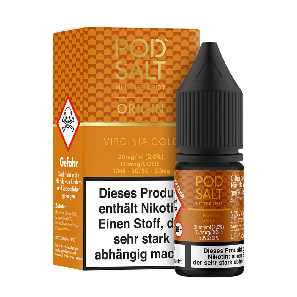 Pod Salt Origin 20mg Virginia Gold