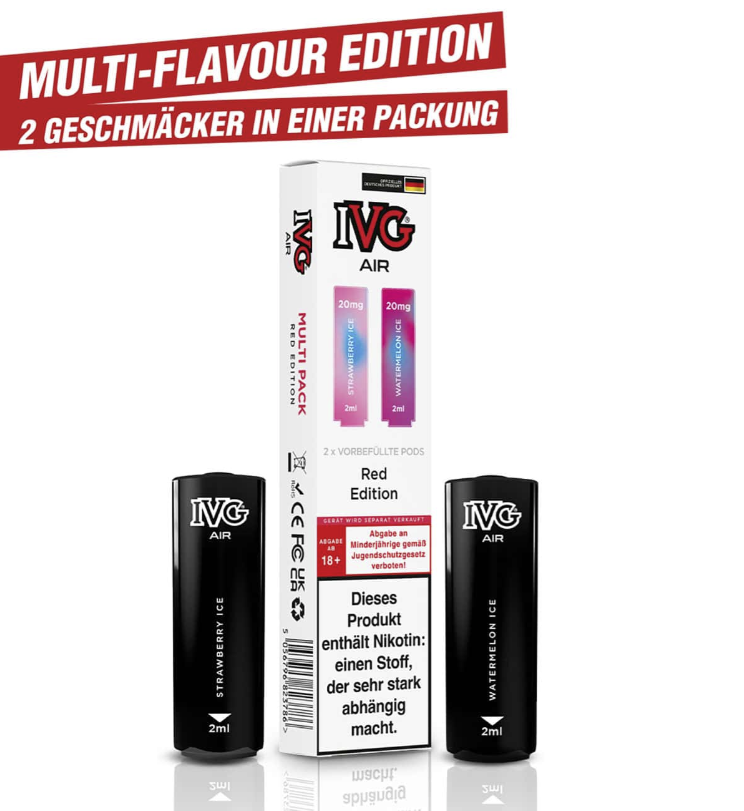 IVG Air Red Edition Multiflavour Pod 20mg