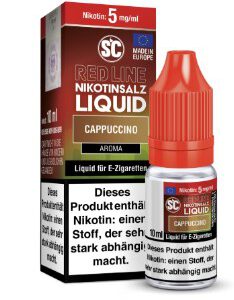 SC Red Line Cappuccino Nikotinsalz Liquid 10ml Liquid 5 mg