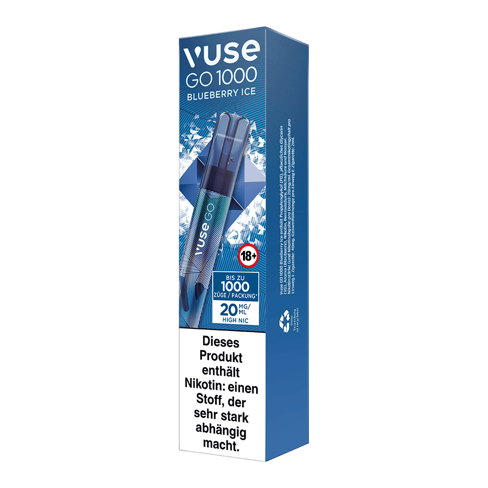 Vuse Go 1000 20mg Blueberry Ice