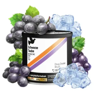 187 Shisha Tabak | 200g | AMG Schwarze Taube