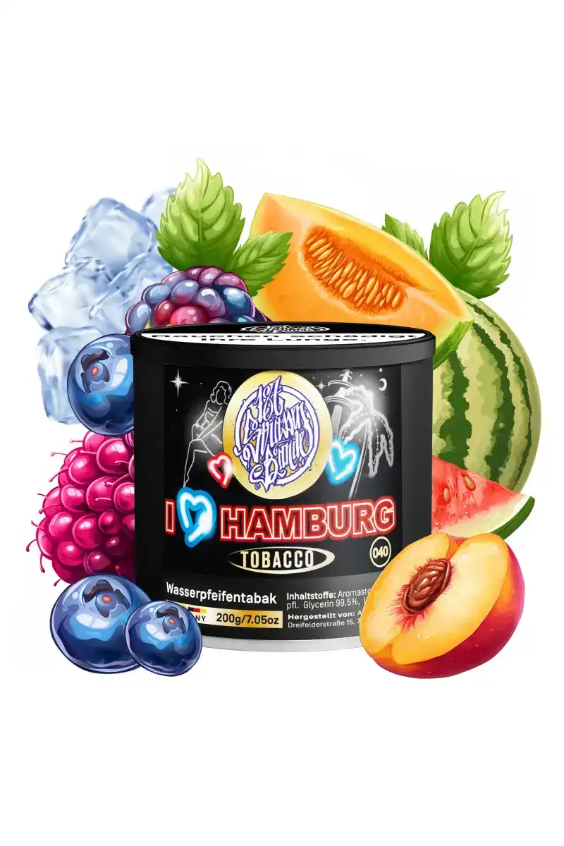 187 Shisha Tabak 200g I Love Hamburg