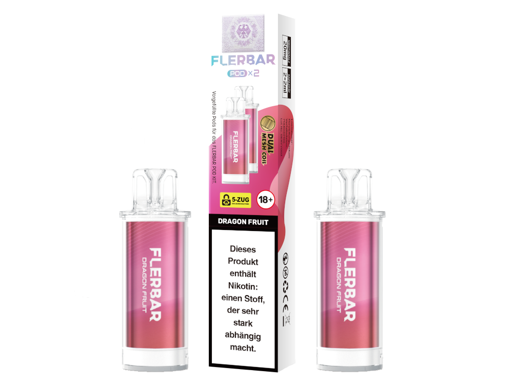 Flerbar Pod 20mg Dragonfruit