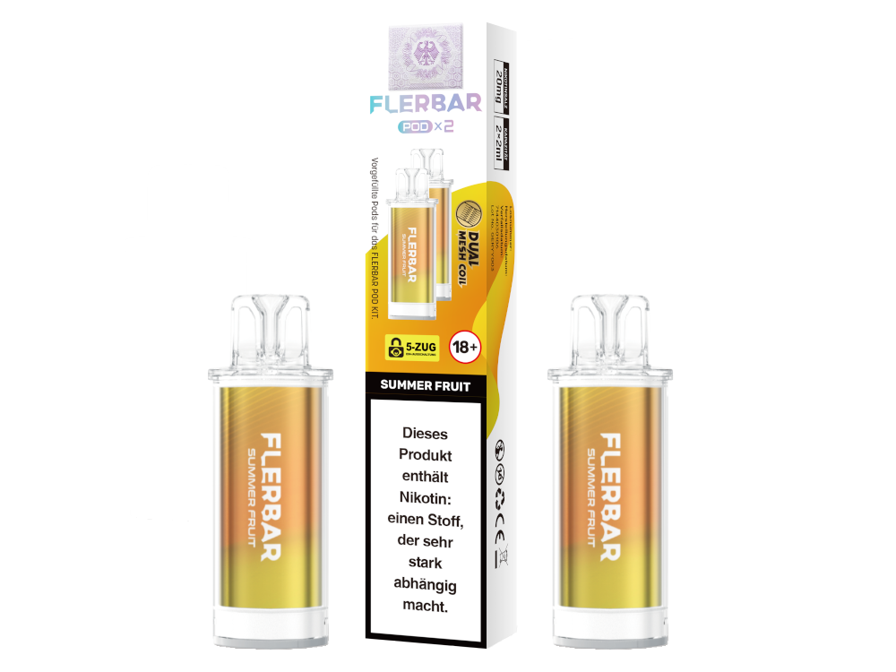 Flerbar Pod 20mg Summerfruit
