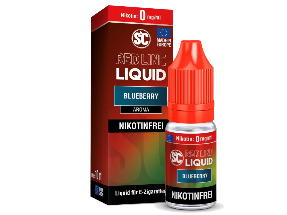 SC Red Line Liquid 0mg Blueberry