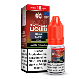 SC Red Line Nikotinsalz Liquid 10mg Strong Cassis