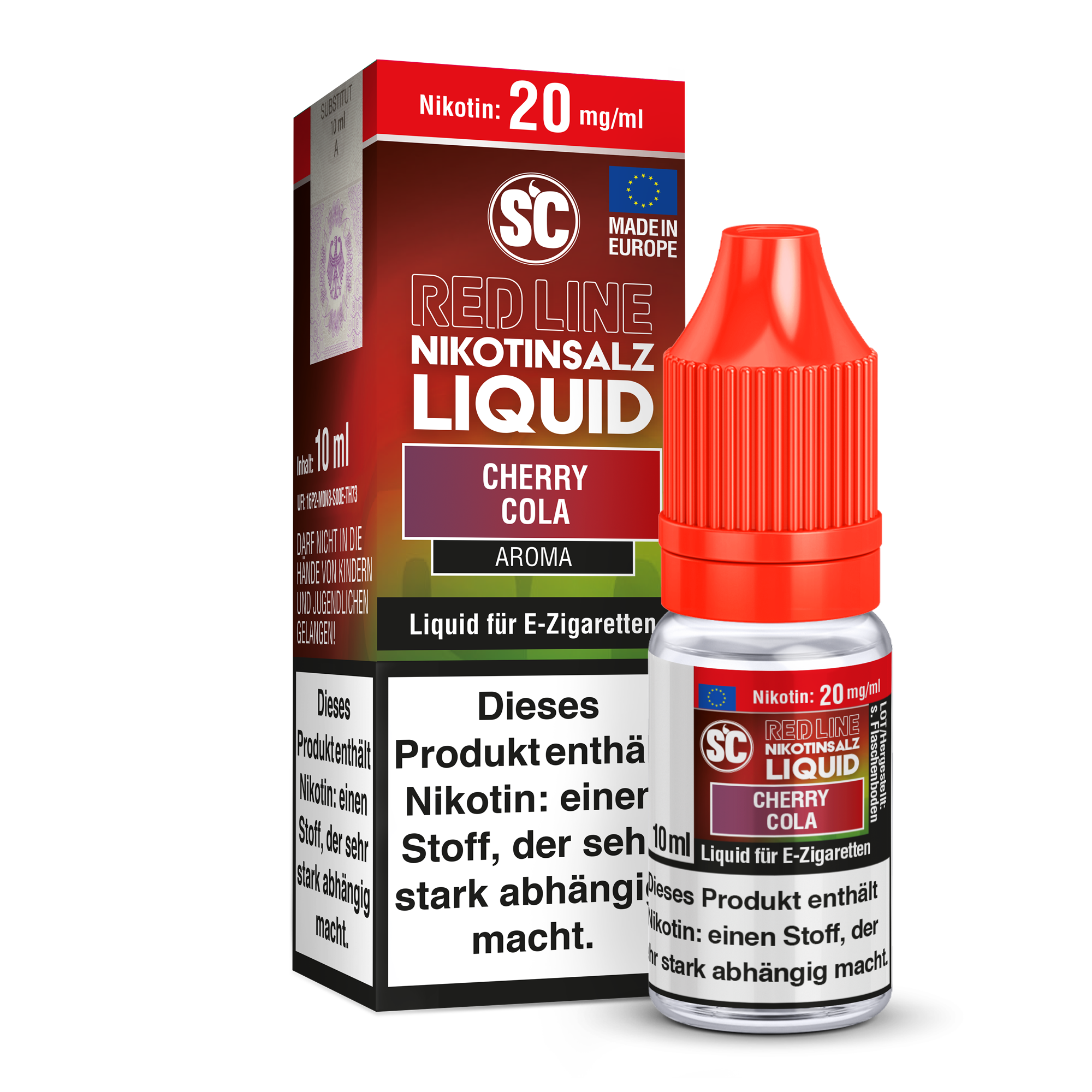 SC Red Line Nikotinsalz Liquid 20mg Cherry Cola
