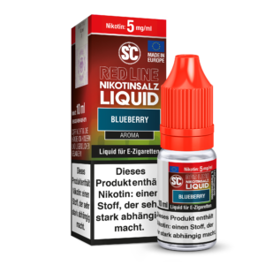 SC Red Line Nikotinsalz Liquid 5mg Blueberry