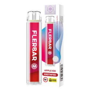 Flerbar M Vape Apple Ice 0mg