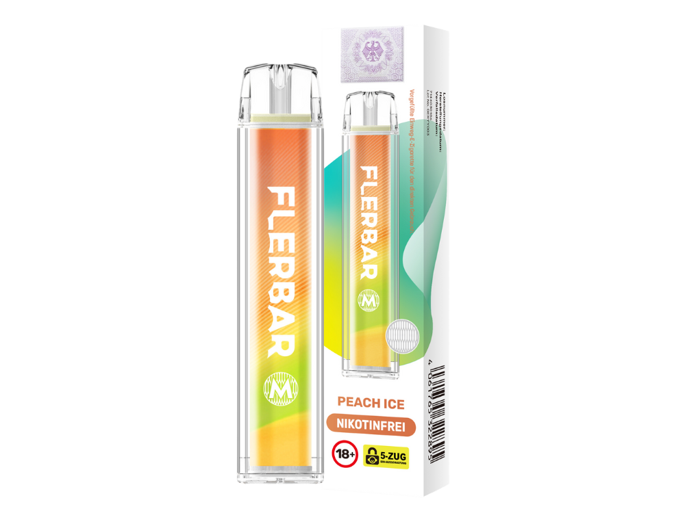 Flerbar M Vape Peach Ice 0mg