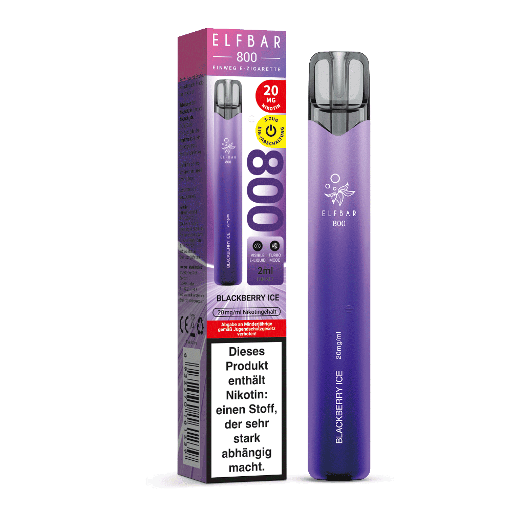 Elfbar 800 Vape Blackberry Ice