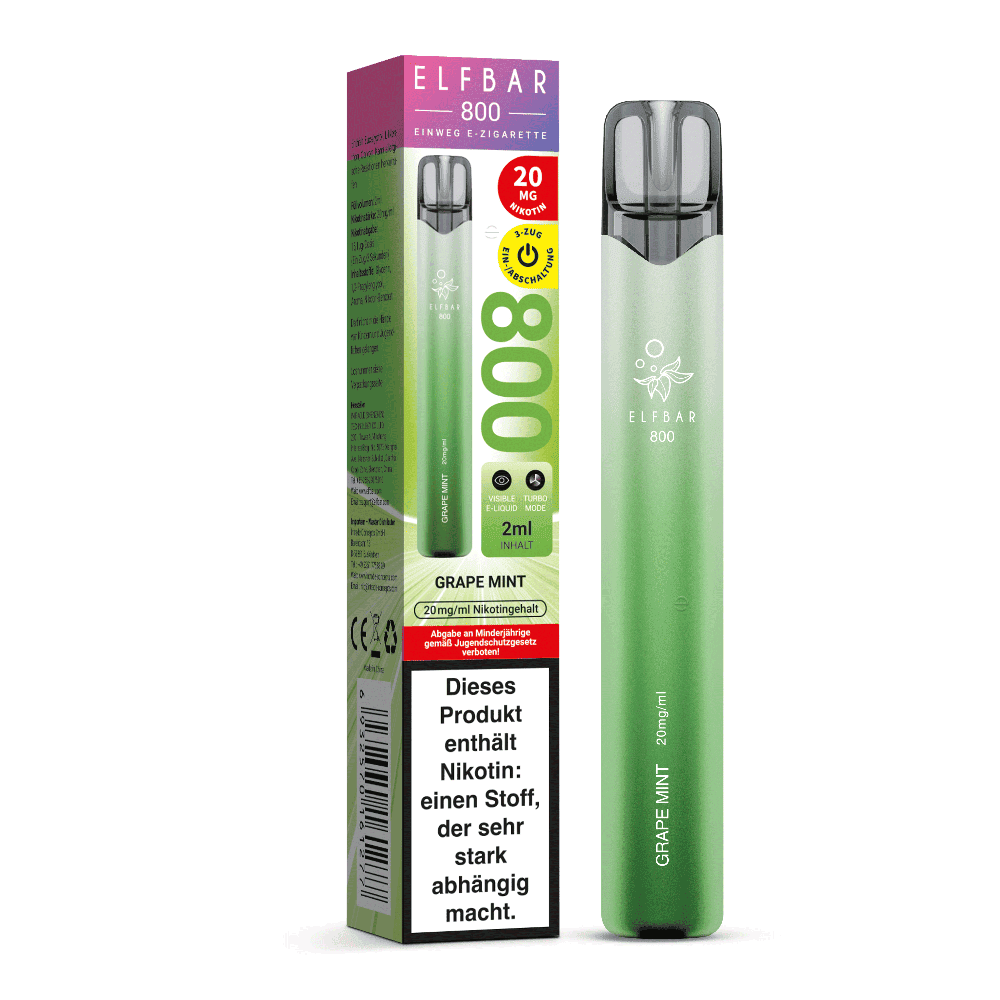 Elfbar 800 Vape Grape Mint