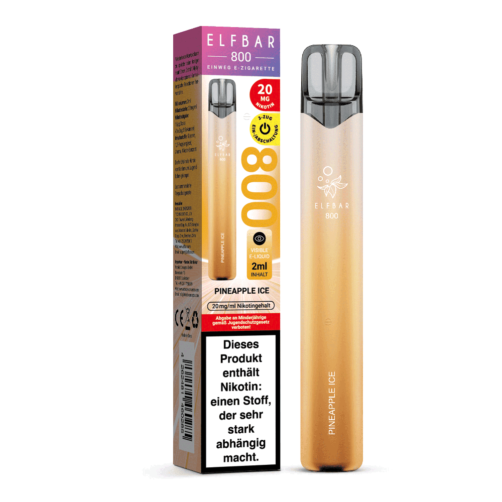 Elfbar 800 Vape Pineapple Ice