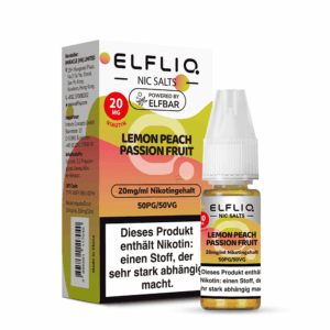 Elfliq Liquid 20mg Lemon Peach Passionfruit