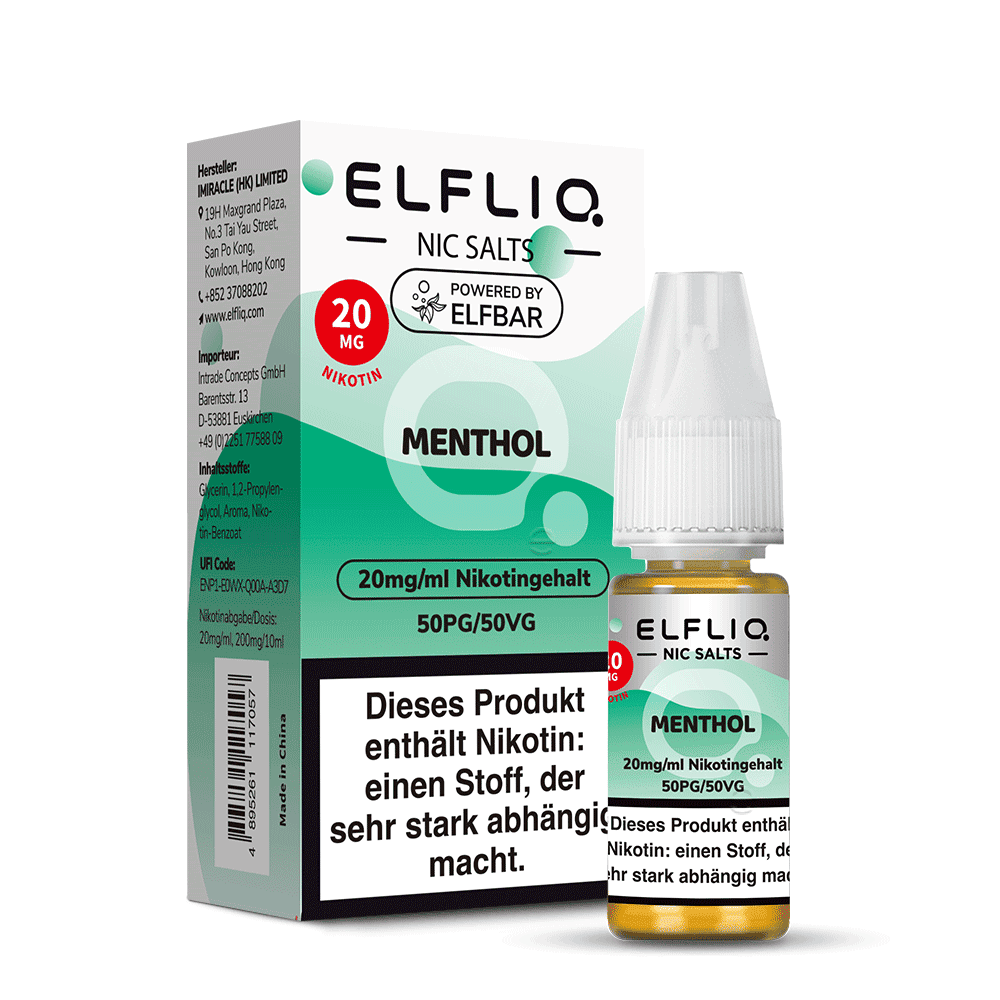 Elfliq Liquid 20mg Menthol