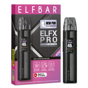 Elfbar ELfX Pro in der Black V2