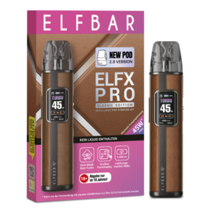 Elfbar Elfx Pro in der Farbe Brown