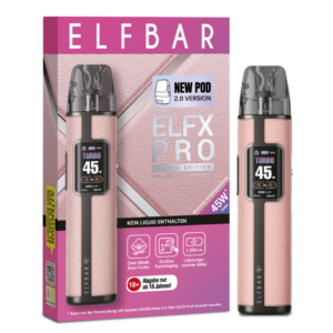 Elfbar Elfx Pro in der Farbe Pink