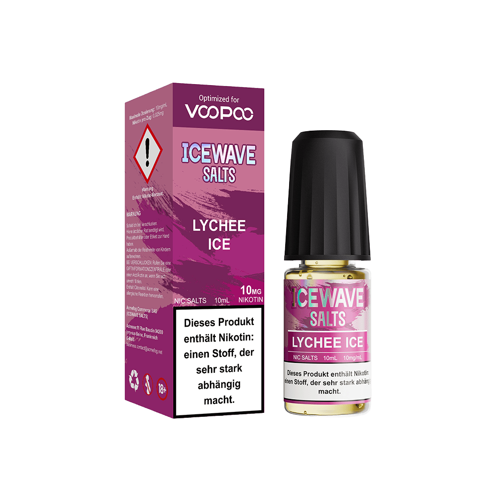 Ice Wave Salts Liquid 10mg Lychee Ice