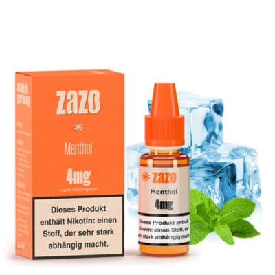 Zazo Classics Liquid 4mg Menthol