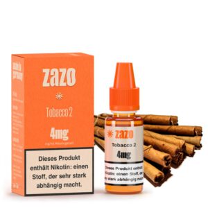 ZAZO Classics – Tobacco 2 – Liquid 10ml - 4 mg/ml