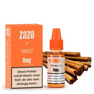 ZAZO Classics – Tobacco 2 – Liquid 10ml - 8 mg/ml