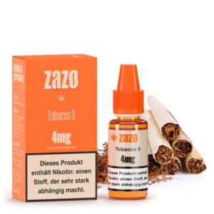 ZAZO Classics – Tobacco 3 – Liquid 10ml - 4 mg/ml