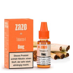 ZAZO Classics – Tobacco 4 – Liquid 10ml - 8 mg/ml