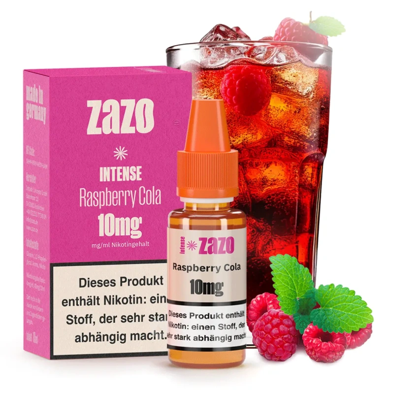 Zazo Intense Liquid 10mg Raspberry Cola