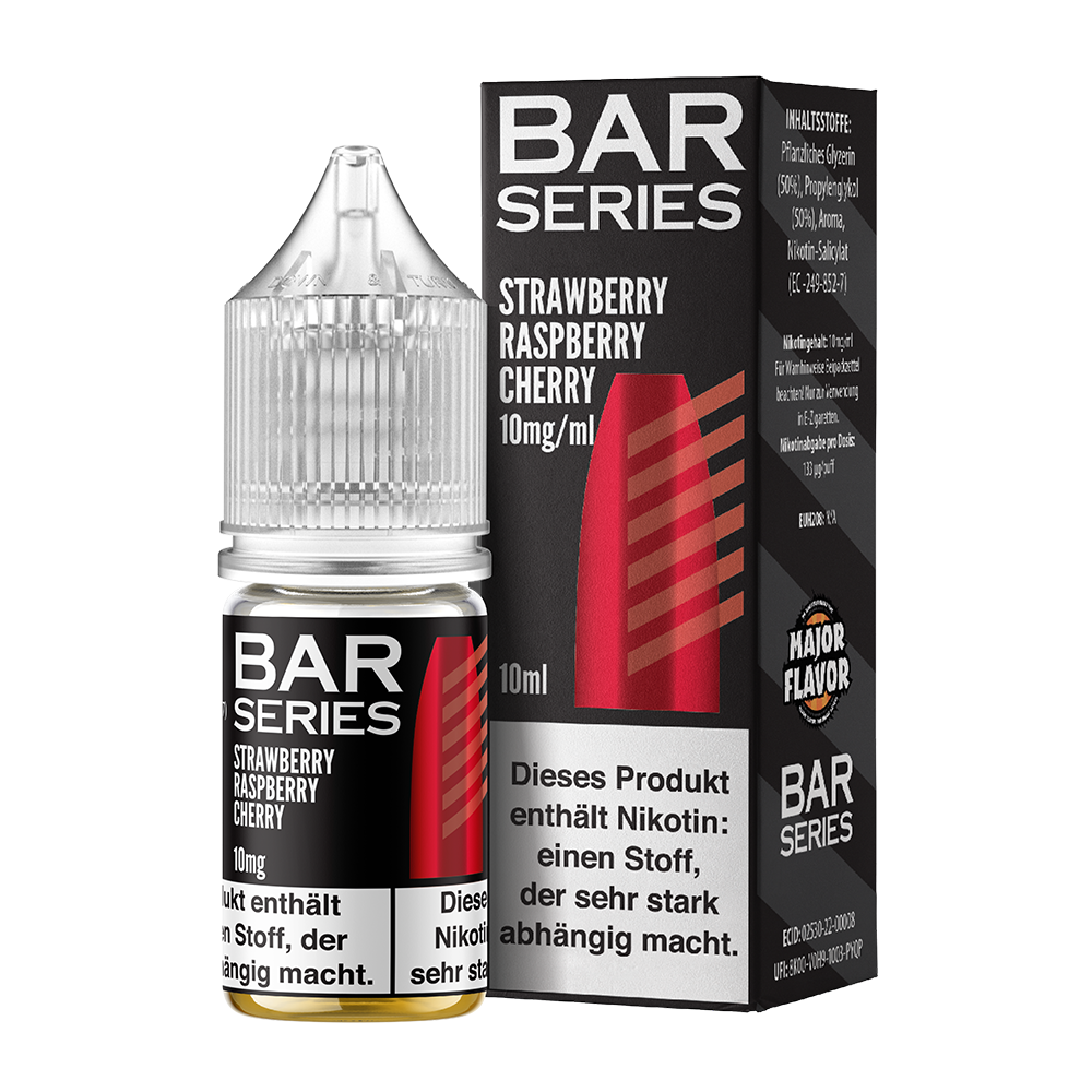 Bar Series Liquid 10mg Strawberry Raspberry Cherry