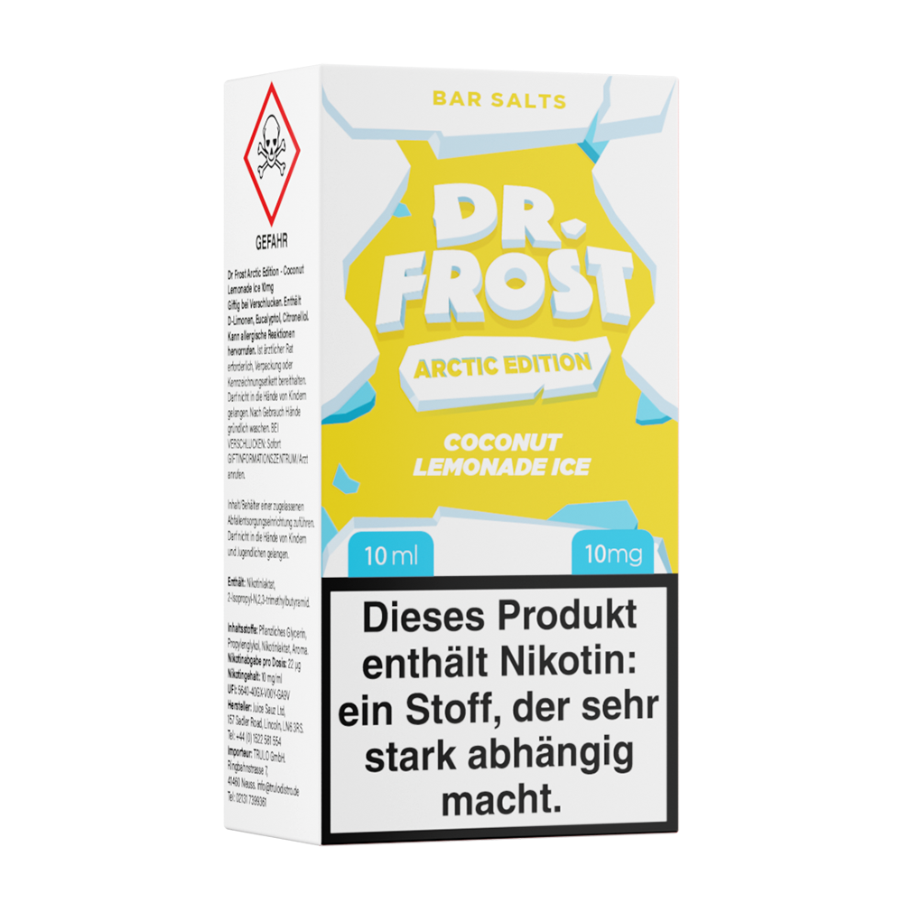 Dr. Frost Liquid Arctic Edition 10mg Coconut Lemonade Ice