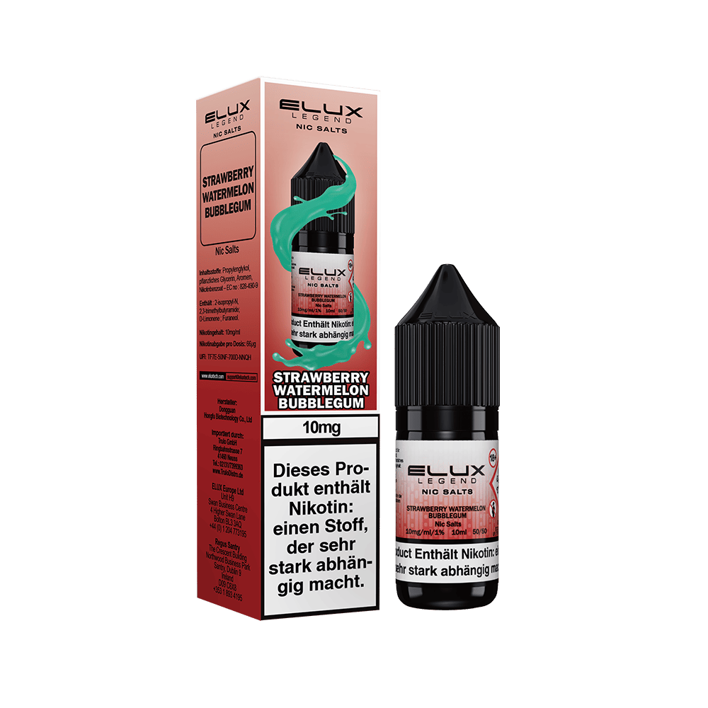 Elux Liquid 10mg Strawberry Watermelon Bubblegum