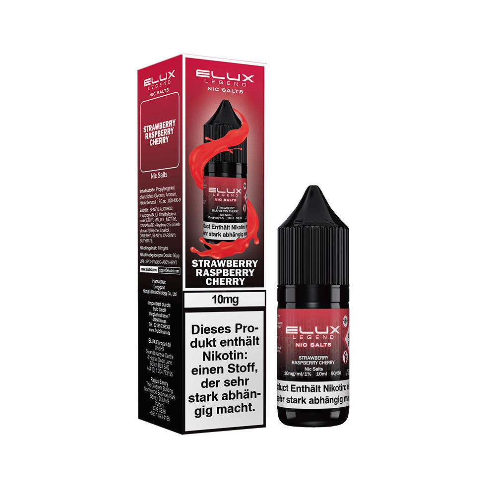 Elux Liquid 10mg Strawberry Raspberry Cherry