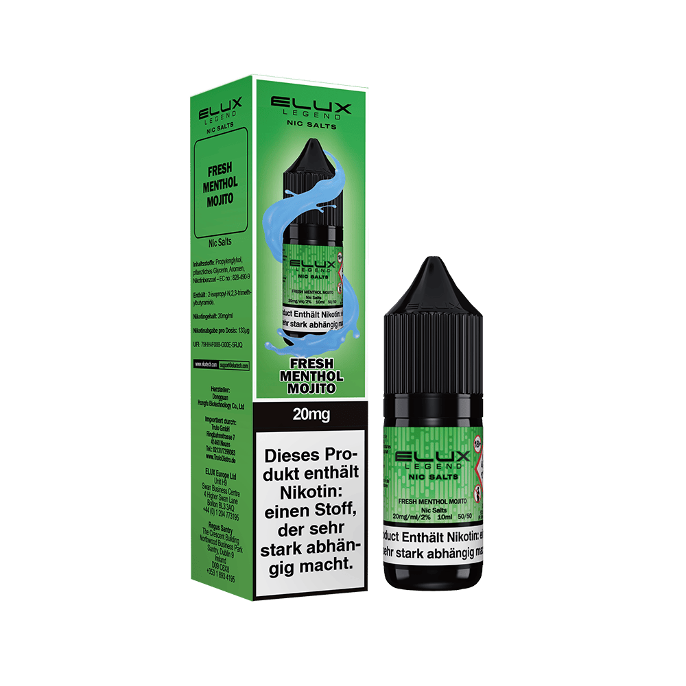 Elux Liquid 20mg Fresh Menthol Mojito