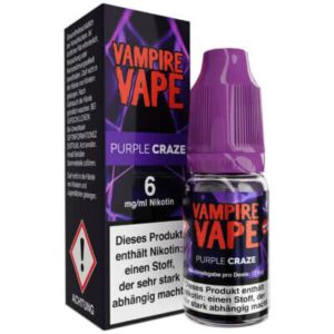 Vampire Vape Liquid 6mg Purple Craze