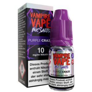 Vampire Vape Nikotinsalz Liquid 10mg Purple Craze
