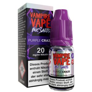 Vampire Vape | 10ml Liquid | Purple Craze 20mg | Nikotinsalz
