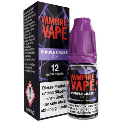 Vampire Vape Liquid 12mg Purple Craze Ice