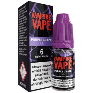 Vampire Vape | 10ml Liquid | Purple Craze Ice 6mg