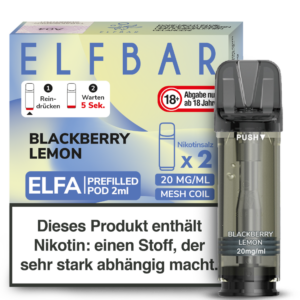 Elfbar Elfa Pods Blackberry Lemon