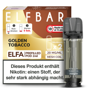 Elfbar Elfa Pods Golden Tobacco