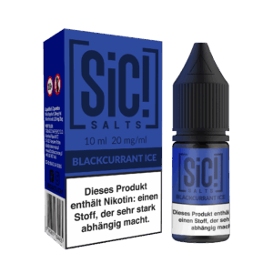 SiC! | 10ml NicSalt Liquid | Blackcurrant Ice | 20mg