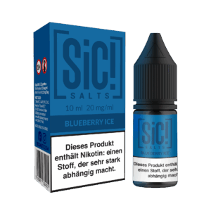 SiC! | 10ml NicSalt Liquid | Blueberry Ice | 20mg