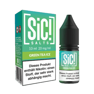 SiC! | 10ml NicSalt Liquid | Green Tea Ice | 20mg