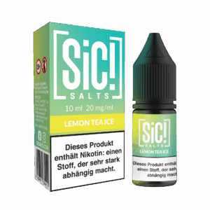 SiC! | 10ml NicSalt Liquid | Lemon Tea Ice | 20mg
