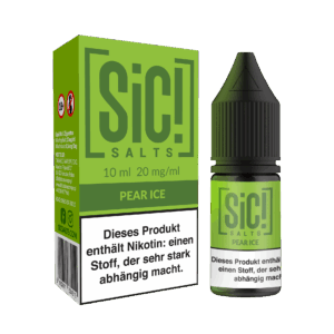 SiC! | 10ml NicSalt Liquid | Pear Ice | 20mg