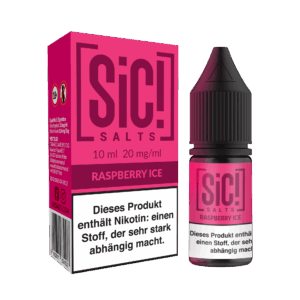 SiC! | 10ml NicSalt Liquid | Raspberry Ice | 20mg
