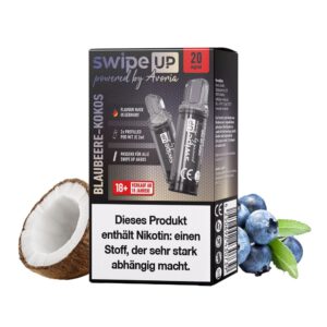 Swipe Up | Blaubeer-Kokos | Liquid Pod | 20mg | 2er Pack