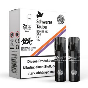 187 Pod | Schwarze Taube | Pod | 20mg | 2er Pack